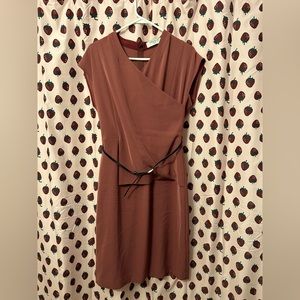 MM Lafleur Rust Midi Dress